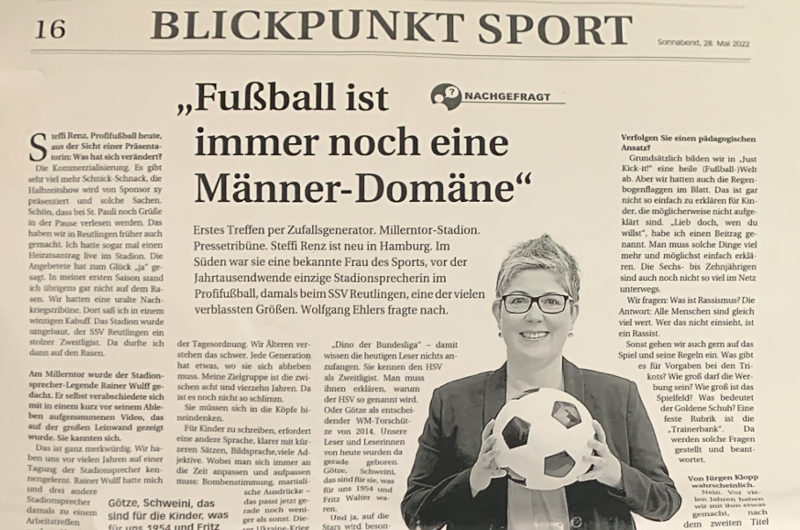 Redakteurin, Texte – Steffi Renz